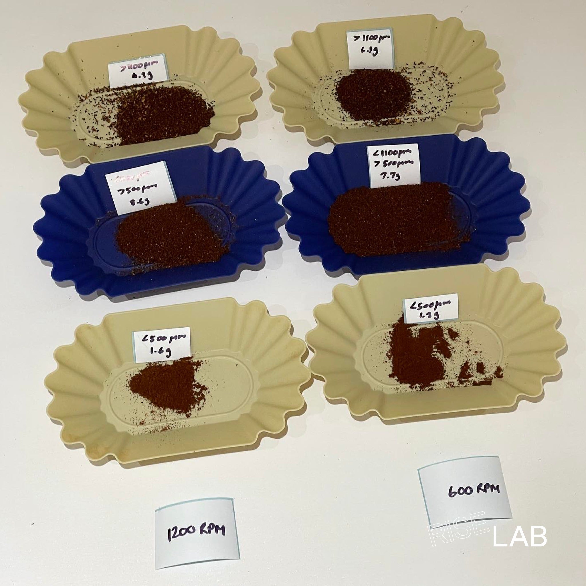 RISE LAB: Grinder RPM & Particle Distribution Experiment