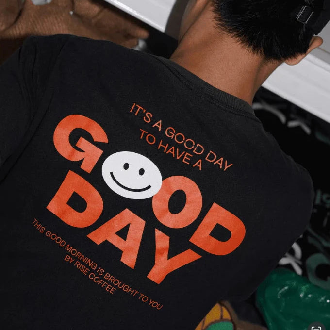 RISE COFFEE T-Shirt GOOD DAY Collection